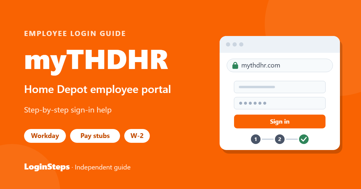 myTHDHR login guide – Home Depot employee portal