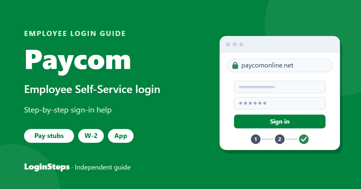 Paycom login guide – Employee Self-Service login