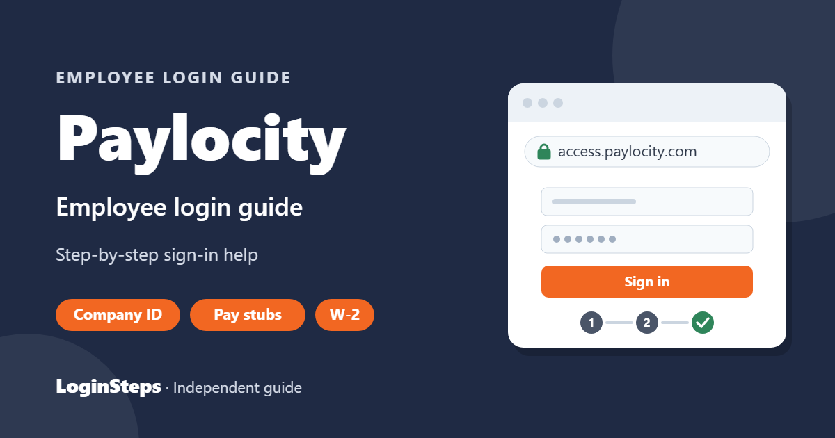 Paylocity login guide – Employee login guide